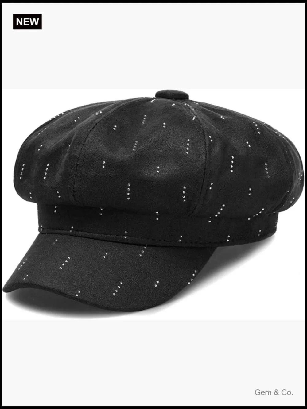 Classic Newsboy Beret Hat - Vintage Plaid Pattern, One Size Fits Most,